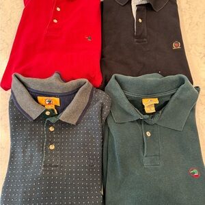 Bundle Of 4 Vintage Men’s Duck Head and Tommy Hilfiger Polos Size XL
